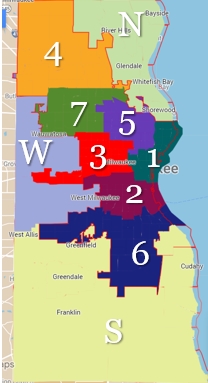 City of Milwaukee Response Areas